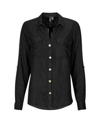 Chemise femmes Vero Moda VMBUMPY  Noir