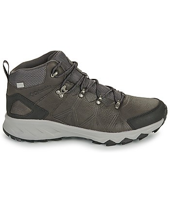 Chaussures hommes Columbia PEAKFREAK II MID OUTDRY LEATHER Gris