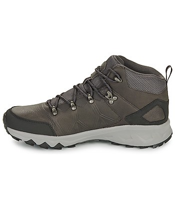Chaussures hommes Columbia PEAKFREAK II MID OUTDRY LEATHER Gris