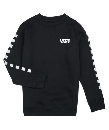 Sweat-shirt enfant garcons Vans EXPOSITION CHECK II CREW Noir