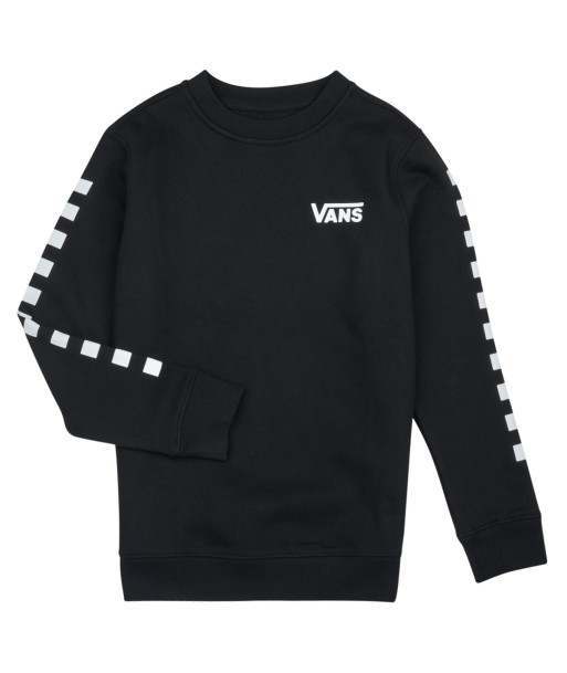 Sweat-shirt enfant garcons Vans EXPOSITION CHECK II CREW Noir