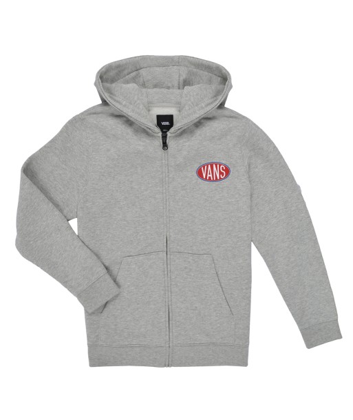 Sweat-shirt enfant garcons Vans Spray On FZ Gris