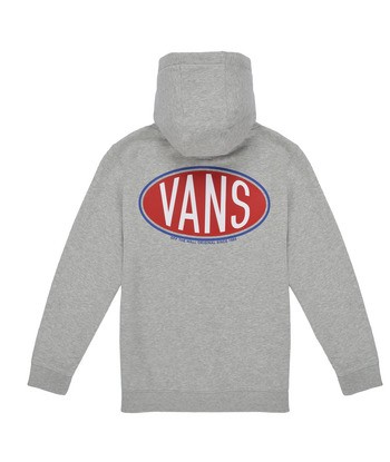 Sweat-shirt enfant garcons Vans Spray On FZ Gris