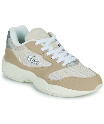 Baskets basses enfant garcons Lacoste STORM 96 Beige