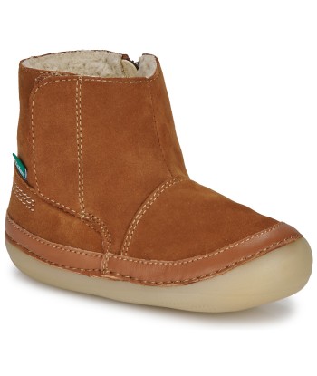 Boots enfant garcons Kickers SOKIFAUNE Marron