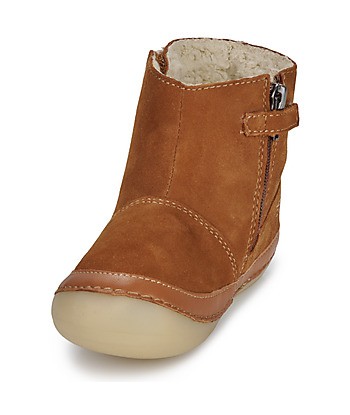 Boots enfant garcons Kickers SOKIFAUNE Marron