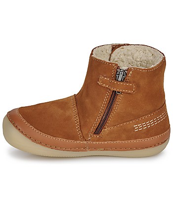 Boots enfant garcons Kickers SOKIFAUNE Marron