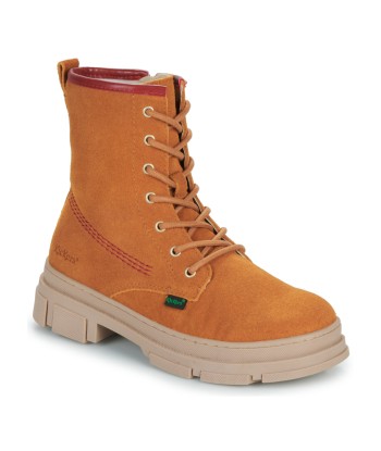 Boots enfant filles Kickers KICK GOJI Marron