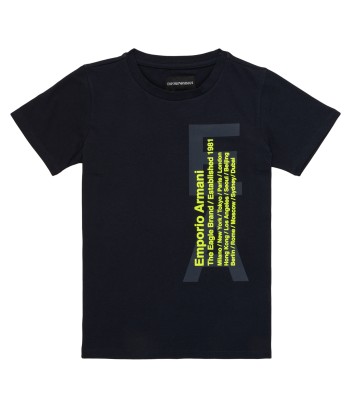 T-shirt enfant garcons Emporio Armani Andoni Bleu