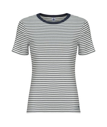 T-shirt femmes Petit Bateau MC COL ROND Marine
