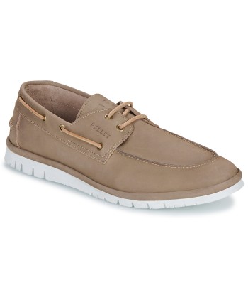 Chaussures bateau hommes Pellet PEPO Gris