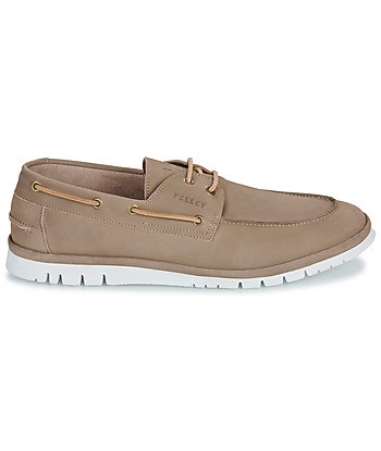 Chaussures bateau hommes Pellet PEPO Gris