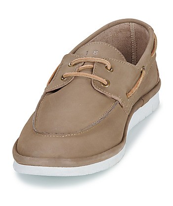 Chaussures bateau hommes Pellet PEPO Gris