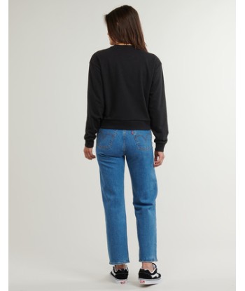 Sweat-shirt femmes Vans W ESSENTIAL FT RLX CREW Noir