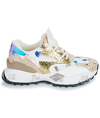 Baskets basses femmes Exé Shoes DIVONA Blanc