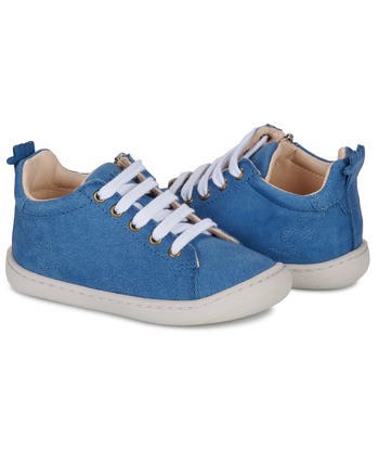 Baskets montantes enfant garcons Easy Peasy MY DODU LACET Bleu