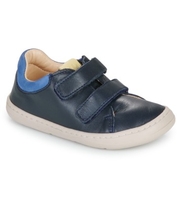 Baskets basses enfant garcons Easy Peasy MY DUCKIE'S VELCRO Bleu