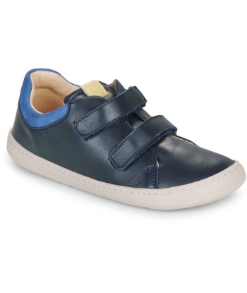 Baskets basses enfant garcons Easy Peasy MY DUCKIE'S VELCRO Marine