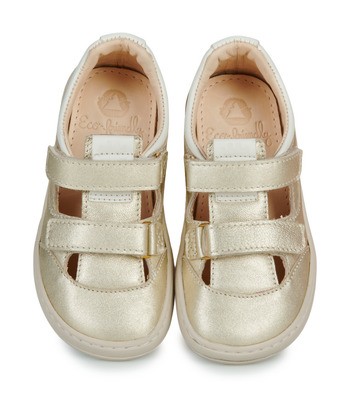 Baskets basses enfant filles Easy Peasy MY DUCKIE'S SALOME Doré