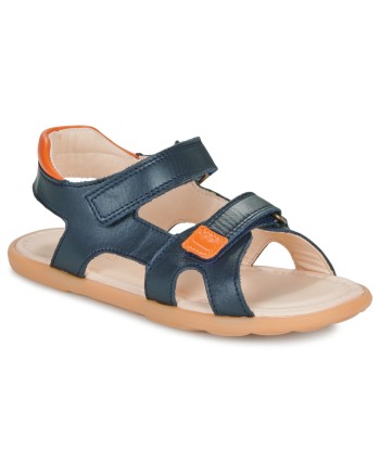 Sandales enfant garcons Easy Peasy MY PLAGETTE VELCRO Marron