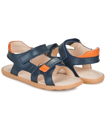 Sandales enfant garcons Easy Peasy MY PLAGETTE VELCRO Marron