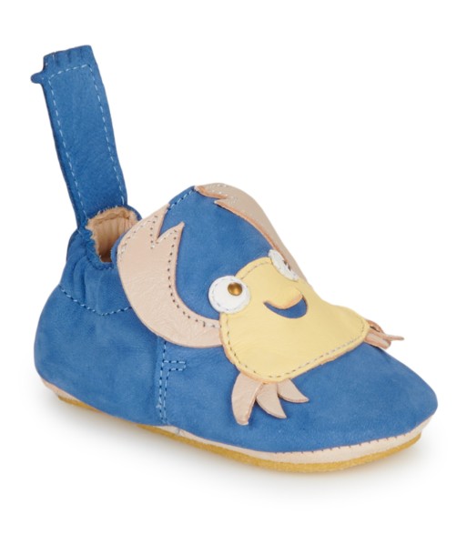 Chaussons enfant garcons Easy Peasy MY BLUBLU CRABE Bleu