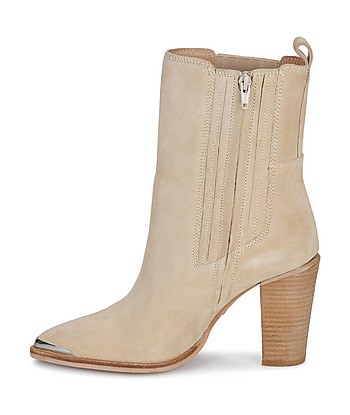 Bottines femmes Bronx new-americana Beige