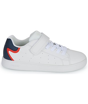 Baskets basses enfant garcons Geox J ECLYPER BOY Blanc