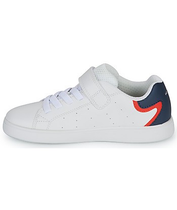 Baskets basses enfant garcons Geox J ECLYPER BOY Blanc