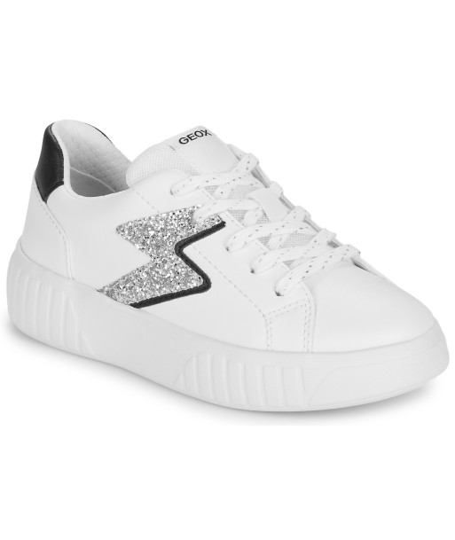 Baskets basses enfant filles Geox J MIKIROSHI GIRL Blanc
