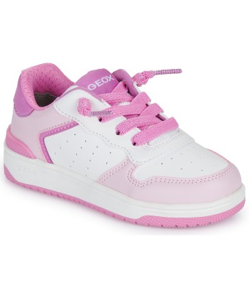 Baskets basses enfant filles Geox J WASHIBA GIRL Rose