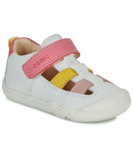 Sandales enfant filles Geox B STEPPIEUP GIRL Blanc