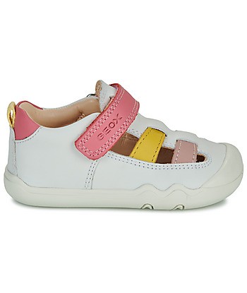 Sandales enfant filles Geox B STEPPIEUP GIRL Blanc