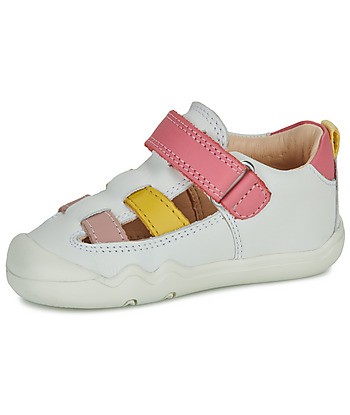 Sandales enfant filles Geox B STEPPIEUP GIRL Blanc