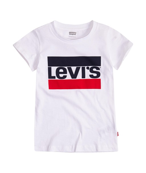 T-shirt enfant filles Levis SPORTSWEAR LOGO TEE Blanc