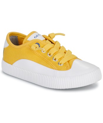 Baskets basses enfant garcons Geox J TIPPESTE BOY Jaune