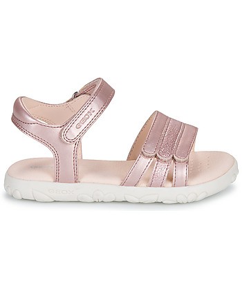 Sandales enfant filles Geox J SANDAL HAITI GIRL Rose