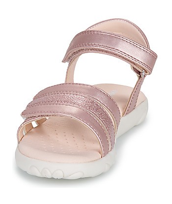 Sandales enfant filles Geox J SANDAL HAITI GIRL Rose