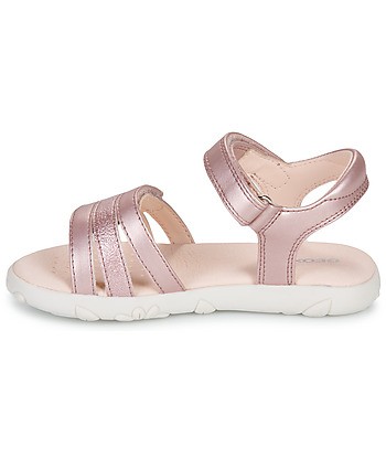 Sandales enfant filles Geox J SANDAL HAITI GIRL Rose
