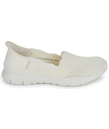 Ballerines femmes Skechers SLIP-INS: SEAGER - BELIEVE IT Beige