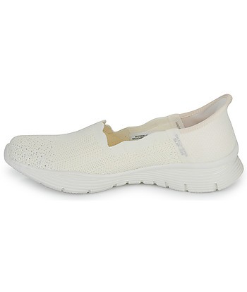 Ballerines femmes Skechers SLIP-INS: SEAGER - BELIEVE IT Beige