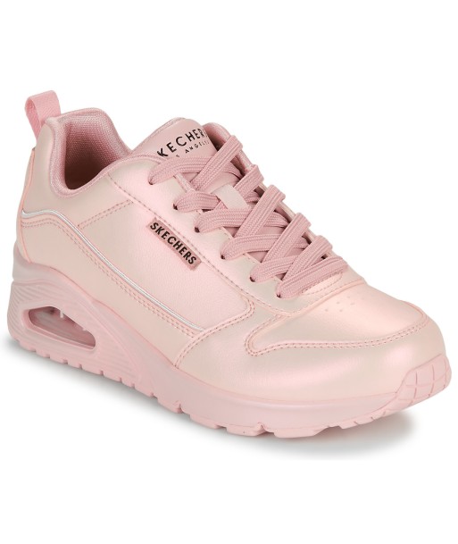Baskets basses femmes Skechers UNO - GALACTIC GAL Rose