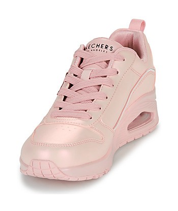 Baskets basses femmes Skechers UNO - GALACTIC GAL Rose