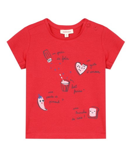 T-shirt enfant filles Catimini MUSIKOU Rouge