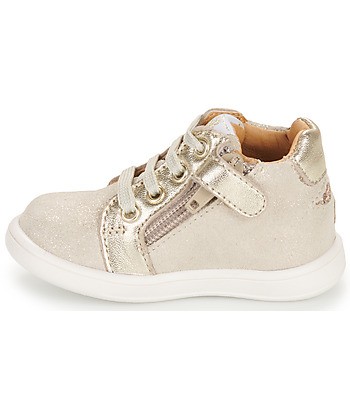 Baskets montantes enfant filles GBB JANELLE Doré
