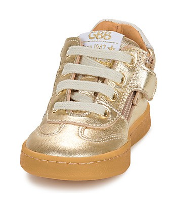 Baskets montantes enfant filles GBB ANAIS TWIST Doré