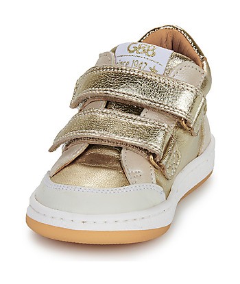 Baskets montantes enfant filles GBB AUREL TWIST Doré