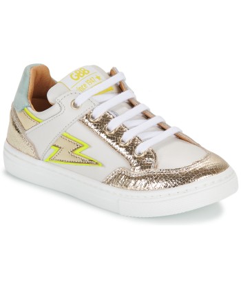 Baskets basses enfant filles GBB FLORINE TWIST Doré