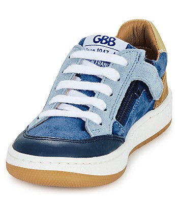 Baskets basses enfant garcons GBB ALIZE TWIST Bleu