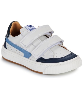 Baskets basses enfant garcons GBB MESMIN TWIST Blanc